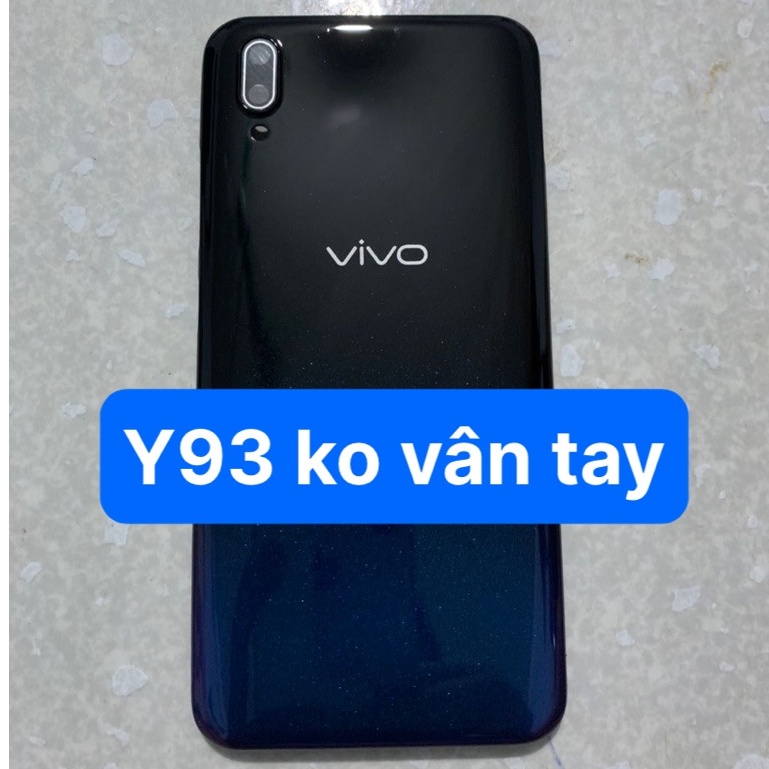 bộ vỏ vivo Y93 loại không có vân tay gồm lưng,sườn,phím,kính camera