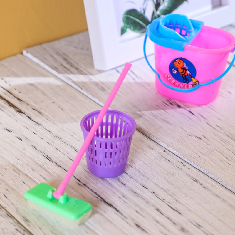 Set 9 Món Đồ Chơi Dụng Cụ Dọn Dẹp Nhà Bếp Dễ Thương Cho Bé