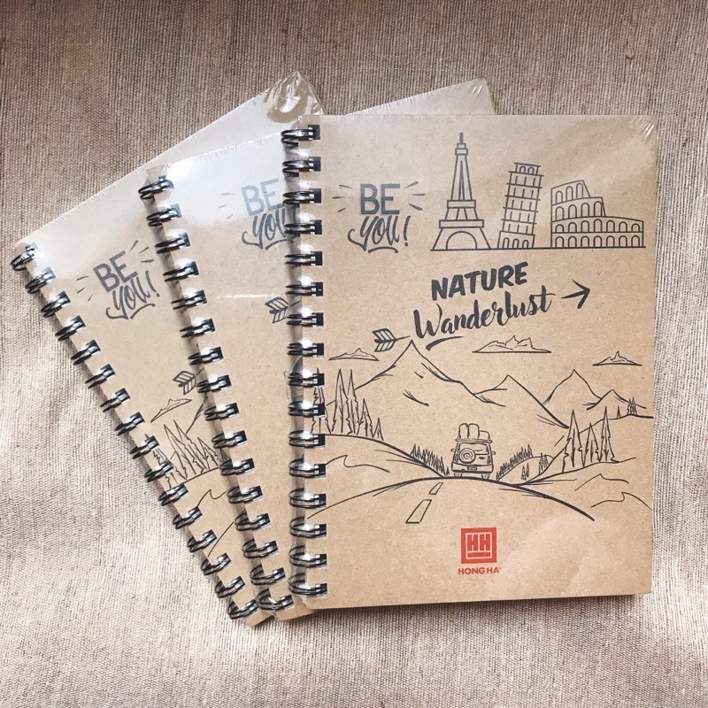 Sổ tay A5, sổ nhật ký, planner A5 bìa cứng, sổ lò xo