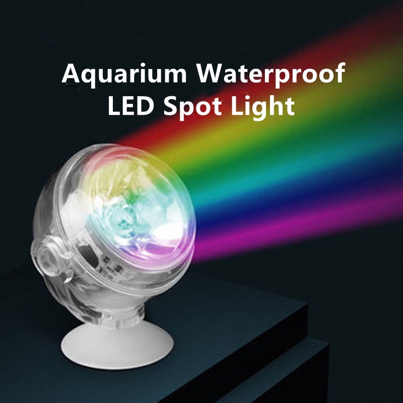 Đèn led trang trí bể cá chống nước có giác hút