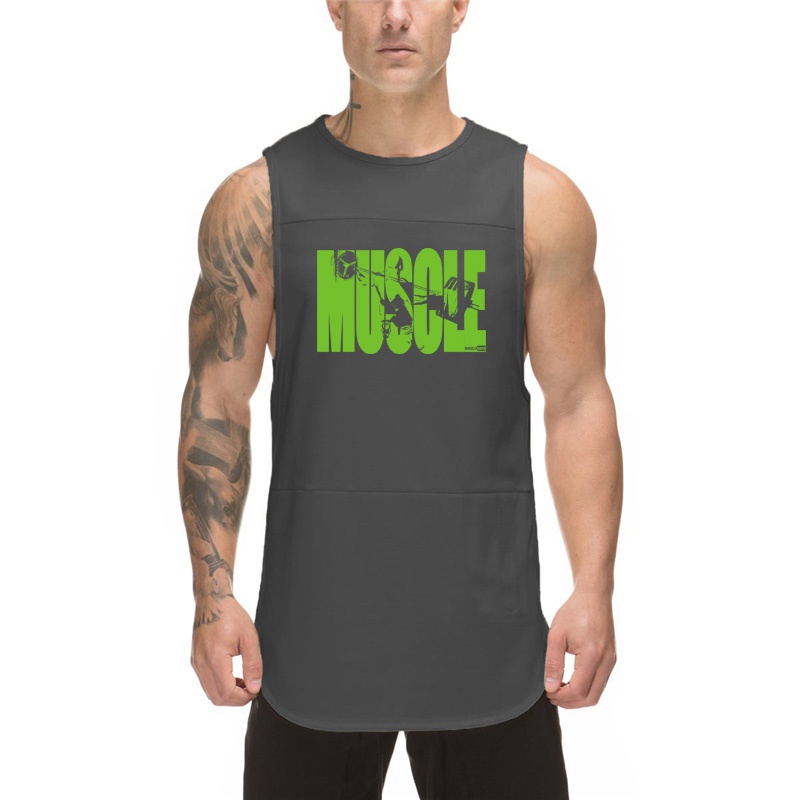 Áo Thun Ba Lỗ Mùa Hè Mẫu Mới 2022 Thoáng Khí Khô Nhanh In Họa Tiết Cho Nam