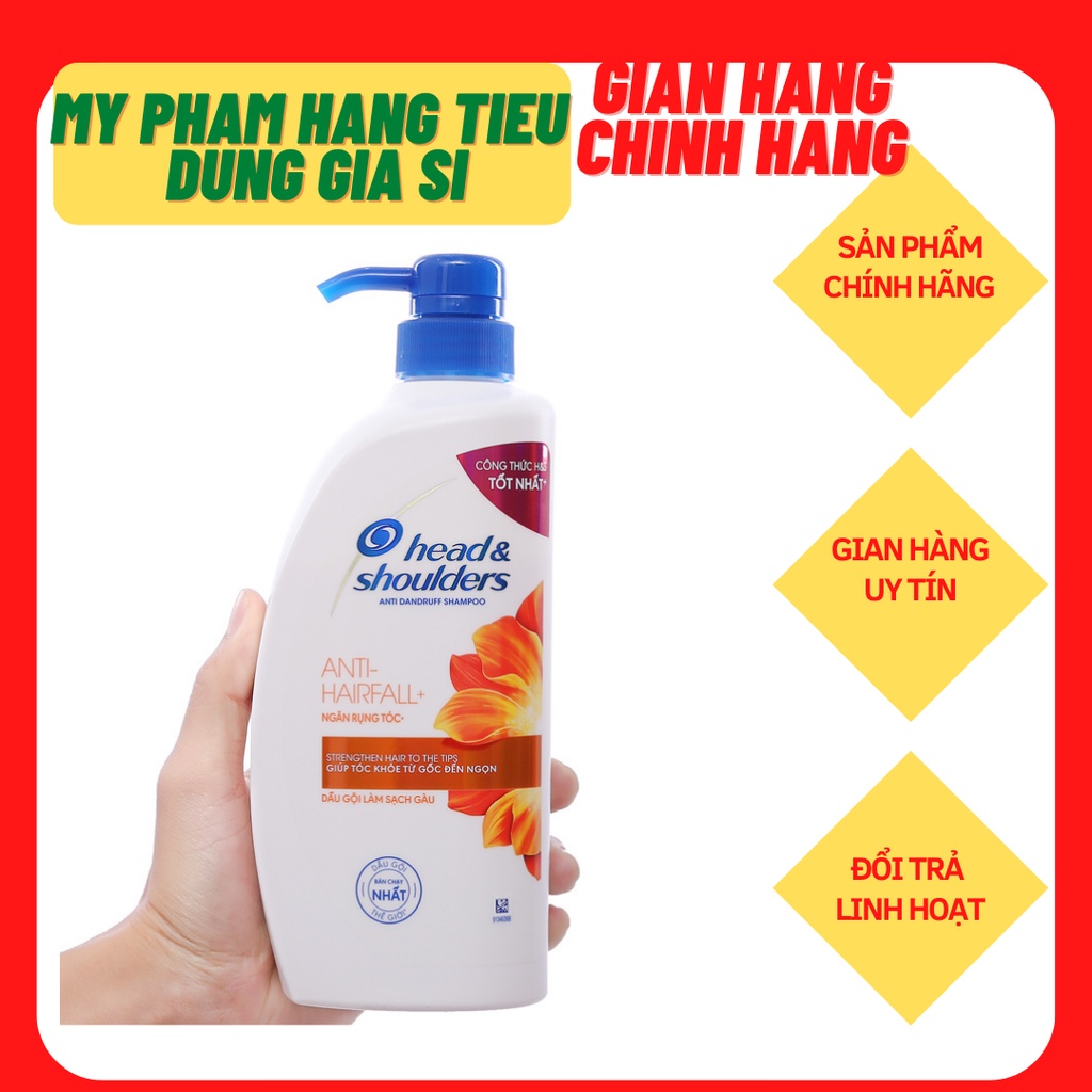 Dầu gội sạch gàu Head & Shoulders dưỡng chất ngăn rụng tóc 625ml