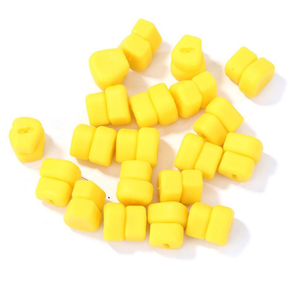 Set 10 mồi câu cá giả dạng viên ngô kép nổi dành cho loại cá chép