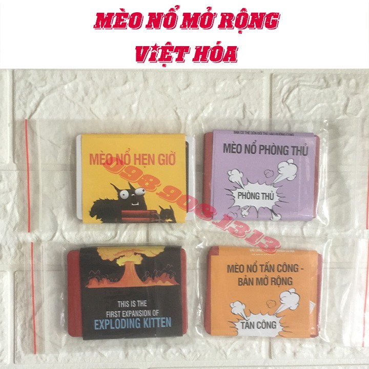 Mèo nổ mở rộng imploding kittens việt hóa