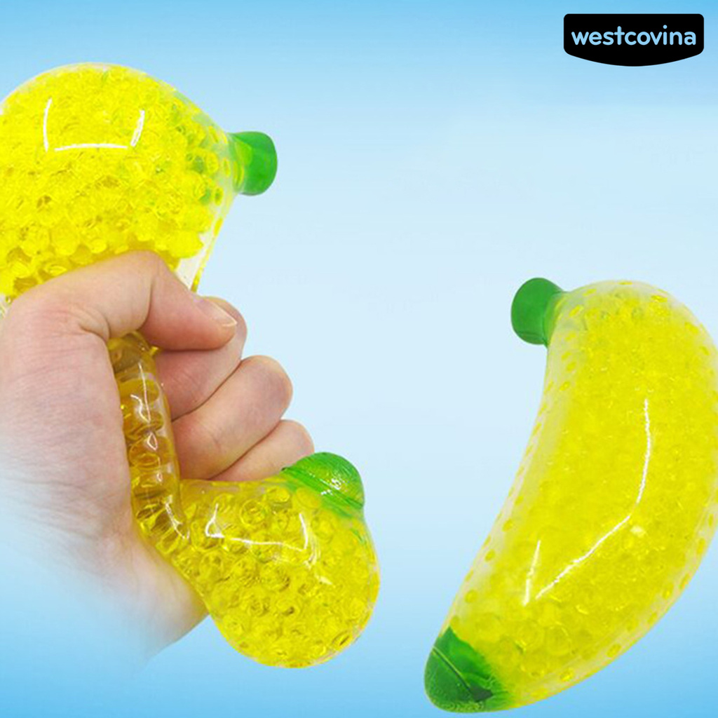 Đồ Chơi Xốp Squishy Giảm Stress Hình Quả Chuối Dễ Thương Cho Bé