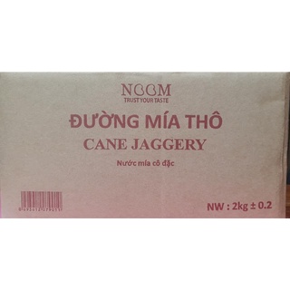 ĐƯỜNG MÍA THÔ NOOM 1KG, 2KG