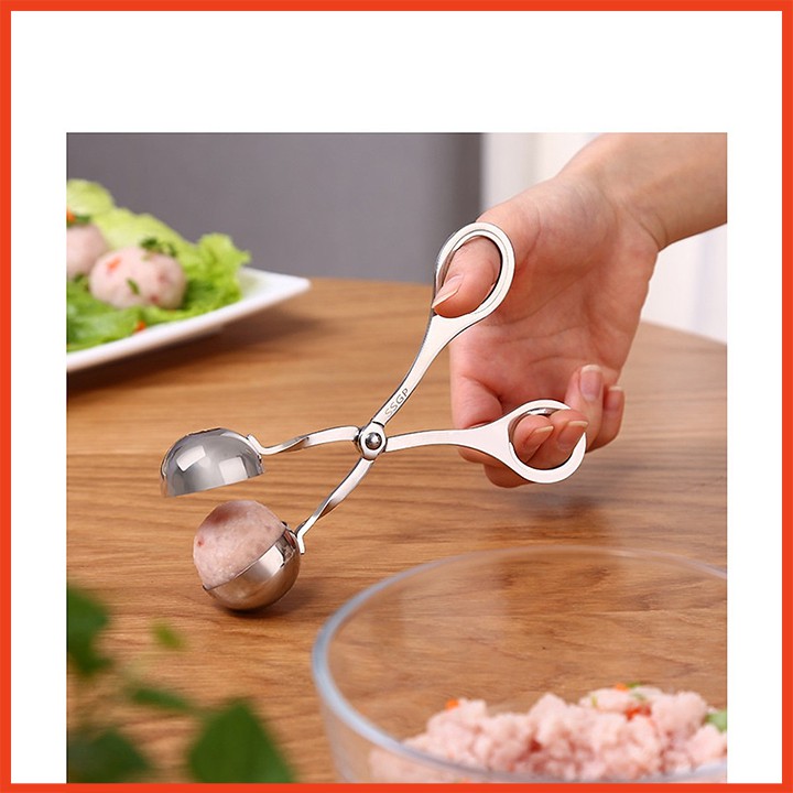 [Flash Sale] Kẹp chả viên thịt viên inox