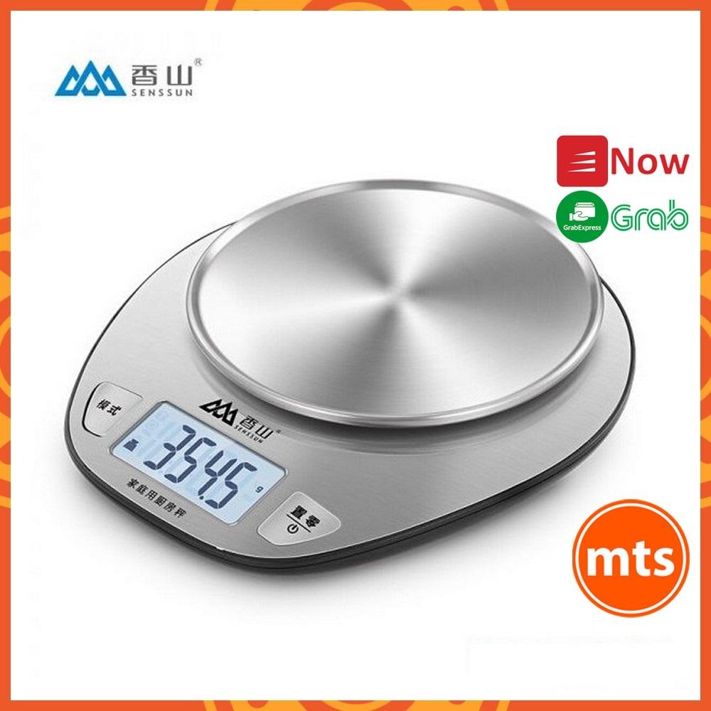 Cân nhà bếp điện tử SENSSUN EK518 Vỏ inox tối đa 5Kg tiện lợi chính hãng Xiaomi-Youpin phân phối - Minh Tín Shop