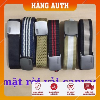 Thắt lưng vải 💝 freeship 💝 combo 2 thắt lưng vải canvas nam nữ