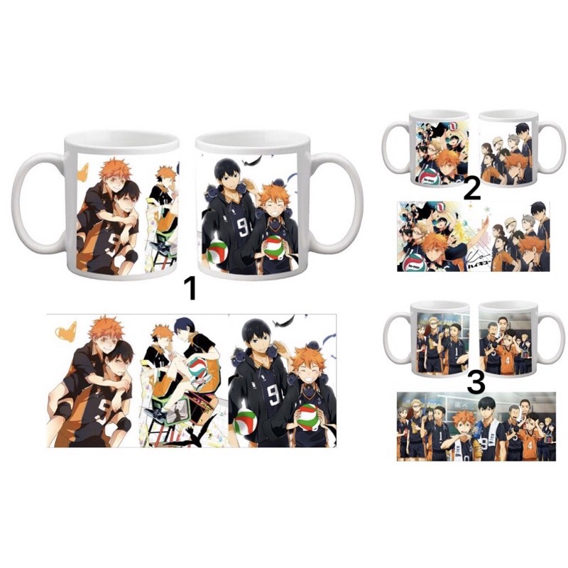 cốc in hình haikyuu/ ly sứ anime haikyuu nhiều mẫu