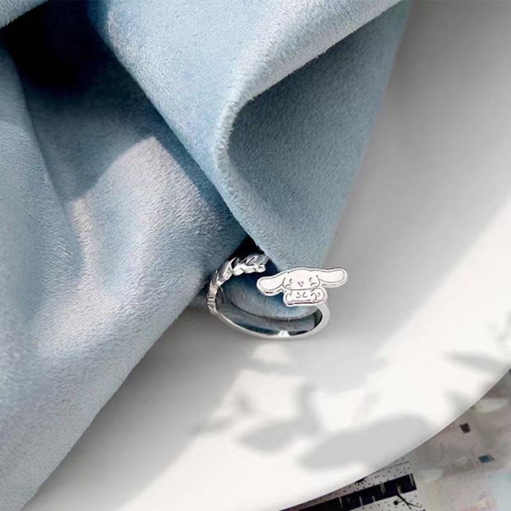 ✨✨Nhẫn hở họa tiết Cinnamoroll hoạt hình dễ thương phong cách Hàn Quốc cho nữ