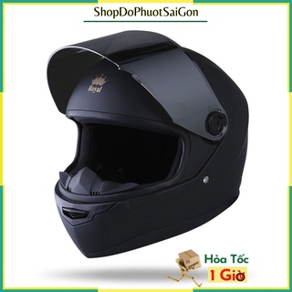 Nón Fullface Royal M136 Đen Nhám