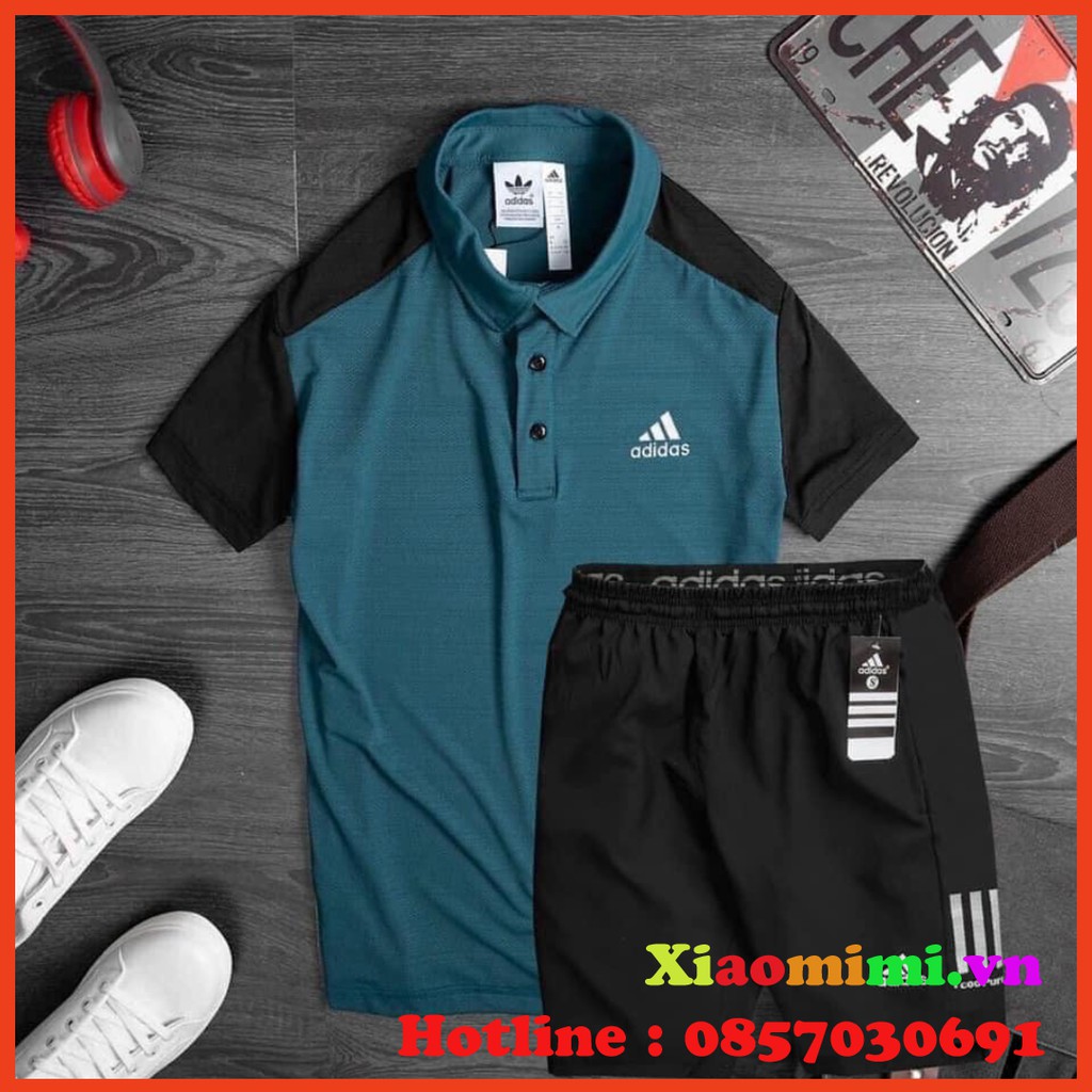 RẺ NHẤT SÀN ] - Bộ thể thao nam HOT NHẤT HÈ 2021 - Cổ bẻ, co dãn 4 chiều, dày dặn 4.9 3 màu hot