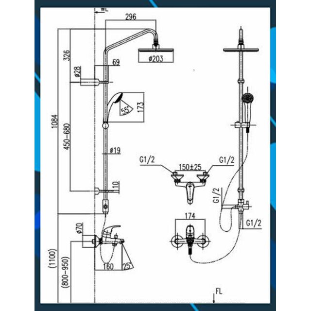 Sen cây INAX cao cấp BFV 1115S, bảo hành chính hãng 2 năm