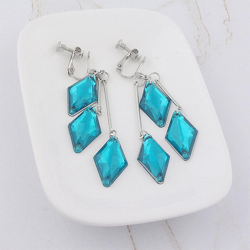 EXPEN Bông Tai Dạng Kẹp Phối Tua Rua Họa Tiết Hoạt Hình Thời Trang Cho Nữ