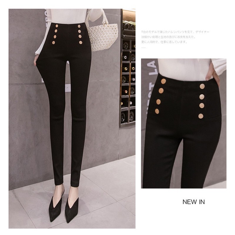 quần jean skinny thun đen big size 8 nút size 70-80kg