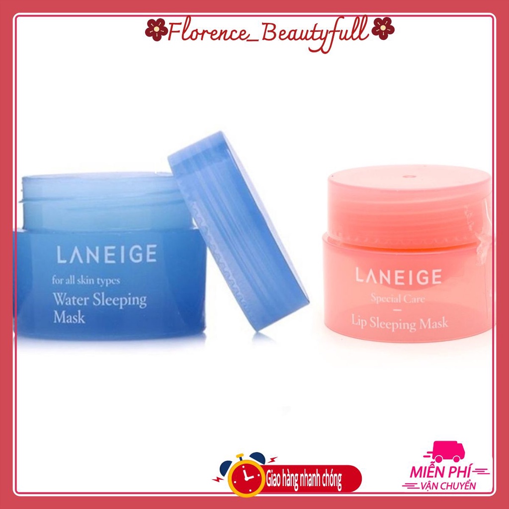 Combo Mặt Nạ Ngủ Mặt &amp; Môi Laneige Sleeping Mask