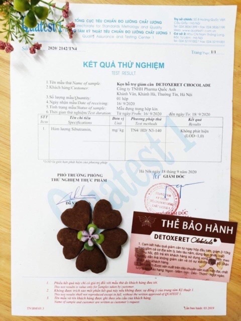 Kẹo socola giảm cân detoxeret chokolade | BigBuy360 - bigbuy360.vn
