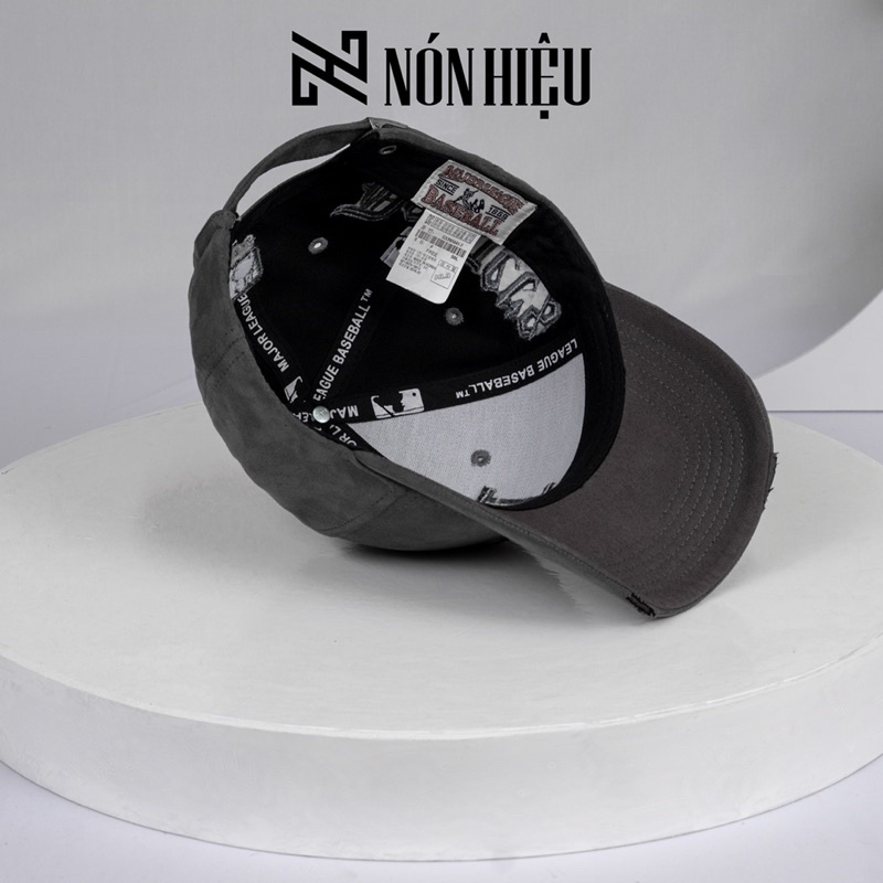 Mũ lưỡi trai cao cấp LA Da lộn Made In Korea Full Tem Mark hãng