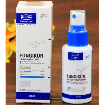 Xịt trị nấm da, viêm da Fungikur 50ml cho chó mèo