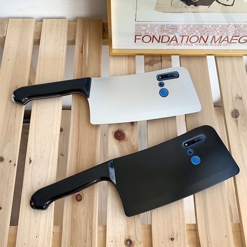 Ốp điện thoại thiết kế hình dao làm bếp độc đáo cho OPPO Realme XT C2 C3 3 5 5i 6 6i 7i X7 8 Pro