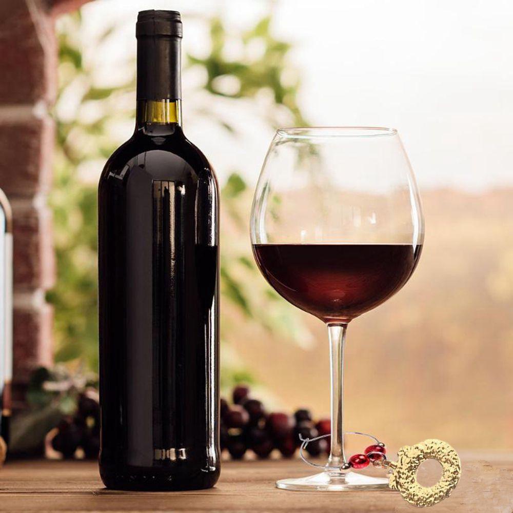 Set 6 Vòng Trang Trí Chai Rượu Vang Phong Cách Giáng Sinh