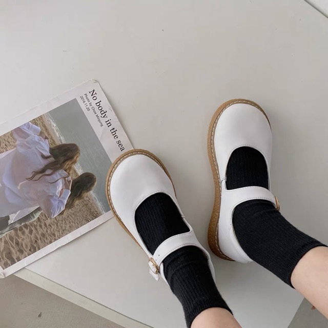 Giày oxforx viền chỉ đế kếp
