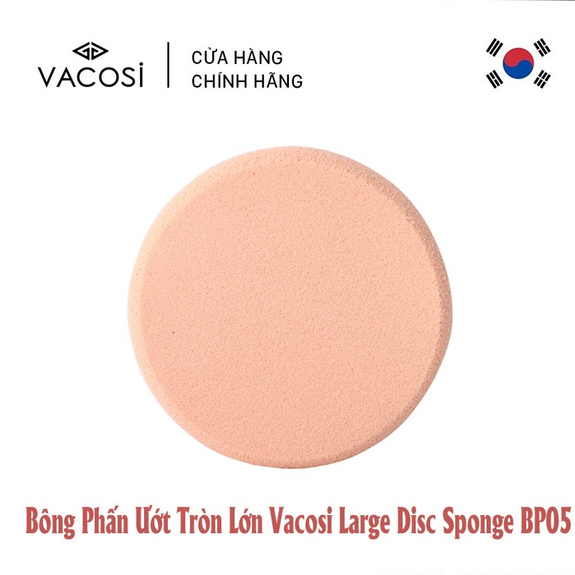 BÔNG PHẤN ƯỚT TRÒN LỚN VACOSI LARGE DISC SPONGE BP05