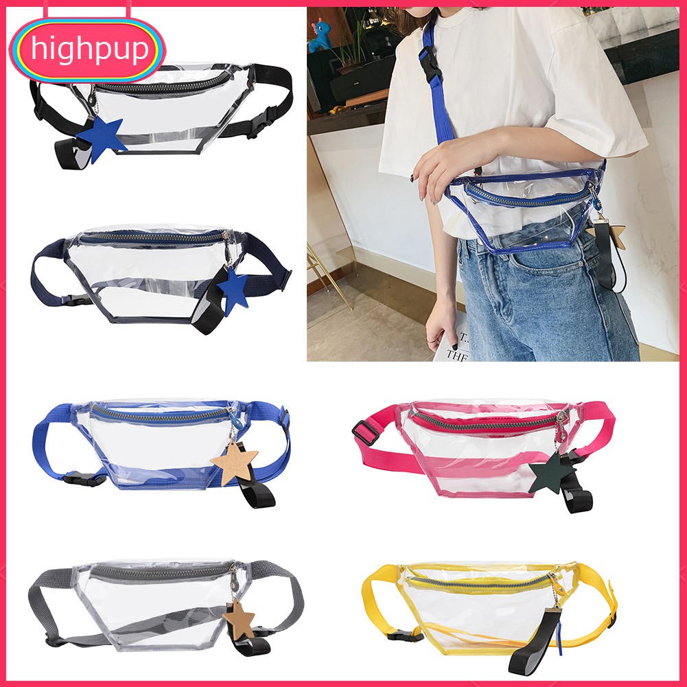 Túi đeo chéo trong suốt chất liệu PVC thời trang