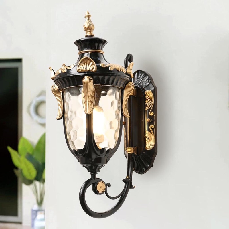 Đèn tường/cột LED trang trí sử dụng ngoài trời cực sang trọng với hướng Tân Cổ Điển