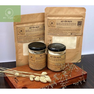 Bột yến mạch nguyên chất đắp mặt, mặt nạ MN Organics