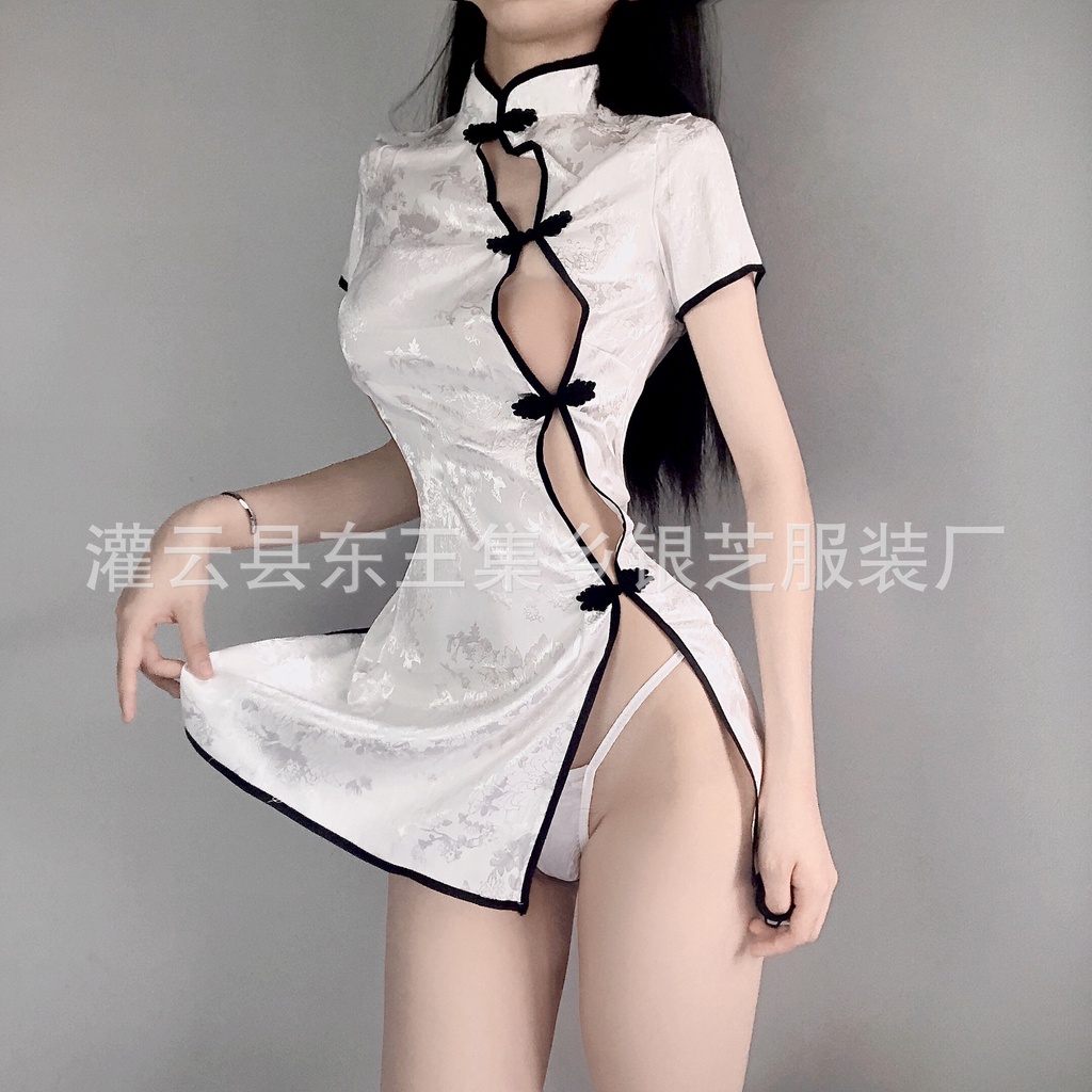 Sườn Xám Gợi Cảm Cổ Điển Xẻ Cao Quyến Rũ Sexy 3322 [CWEAR.SEXY_ĐỒ NGỦ &amp; NỘI Y CAO CẤP]