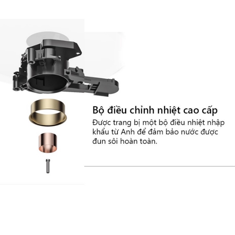 Ấm Siêu Tốc Xiaomi Mijia 1A Nhanh Sôi Bền Đẹp Hàng Chính Hãng - Bảo Hành 12 Tháng