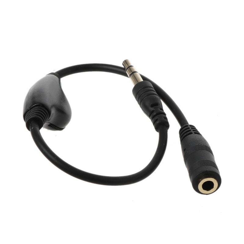 Cáp Nối Dài Chuyển Đổi Giắc Cắm 3.5mm AUX Sang Cổng Cắm Tai Nghe Có Điều Khiển Âm Lượng Dễ Sử Dụng