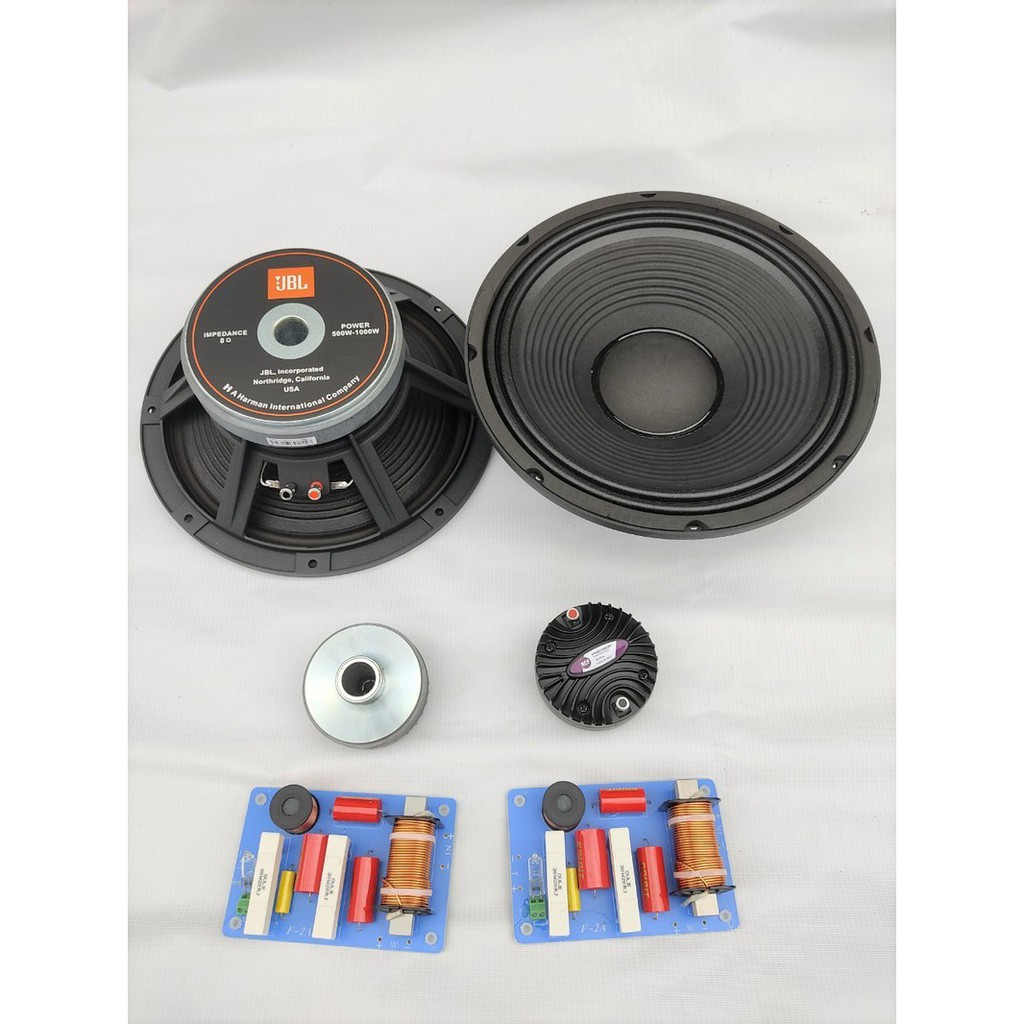 CẤU HÌNH THÙNG LOA FULL ĐƠN BASS 30 - 2 CỦ BASS 30 COIL 66 + 2 TREBLE 450 RCF + 2 PHÂN TẦN F2A - THÙNG LOA 3 TẤC