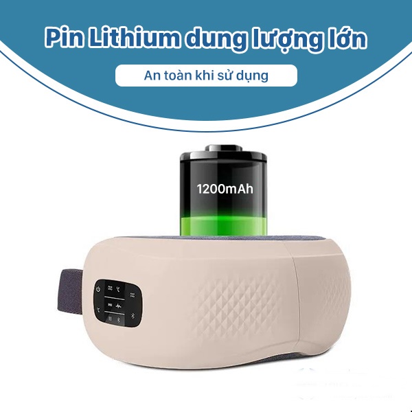 Máy massage mắt,máy mát xa mắt công nghệ cao,massage với sóng rung tần số cao kết hợp khí nén nóng