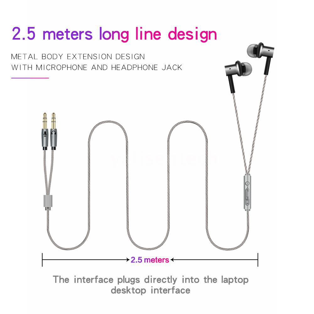 Tai nghe nhét tai 3.5mm thiết kế âm thanh chất lượng cao cho máy tính Laptop | BigBuy360 - bigbuy360.vn