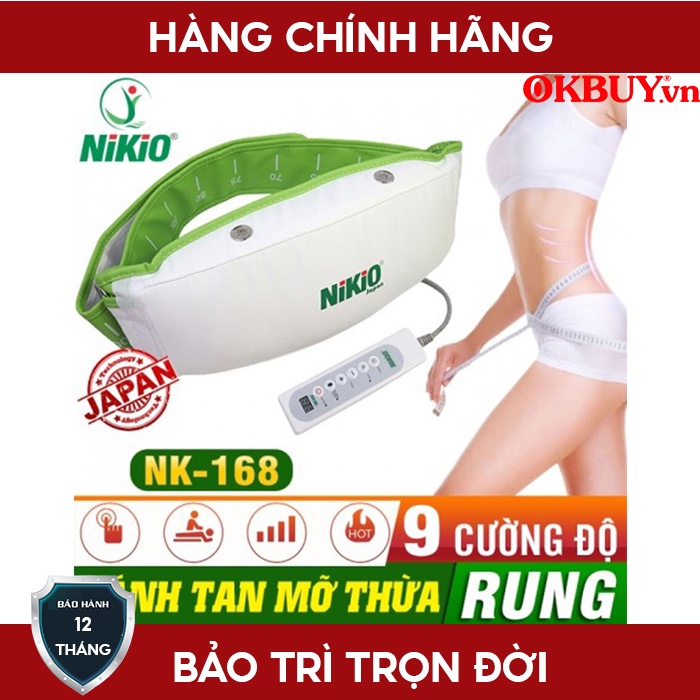 Đai Giảm Mỡ Bụng Nhật Bản Nikio NK-168 | OKbuy