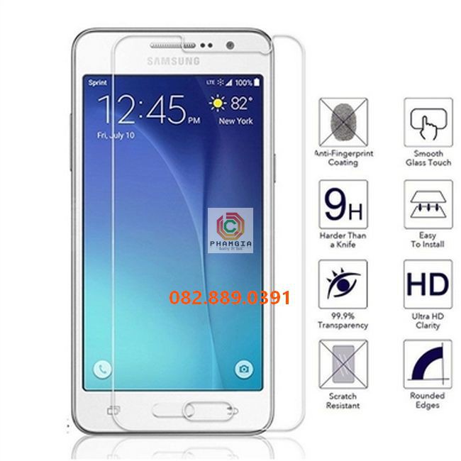 Dán cường lực Samsung J3 pro /J3 (2016)/ J310/ J3 (2015) nano dẻo siêu bền siêu đẹp