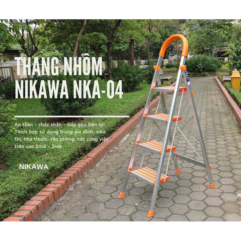 THANG GHẾ NIKAWA NHẬT BẢN CHÍNH HÃNG 3 BẬC NKA-03, 4 BẬC NKA-04, 5 BẬC NKA-05