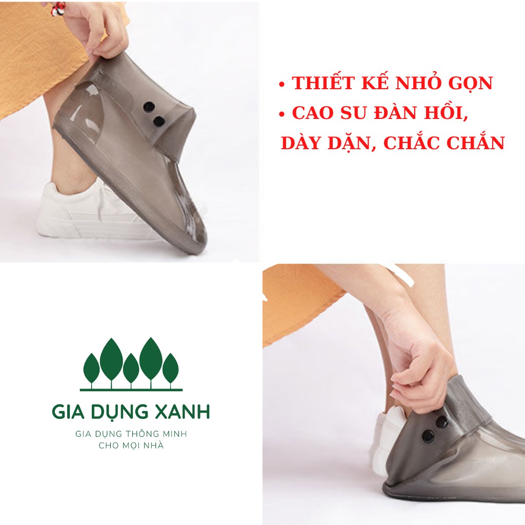 [GIÁ HỦY DIỆT] Bọc Giày Đi Mưa, Ủng Đi Mưa, Ủng chống trơn trượt cao cấp