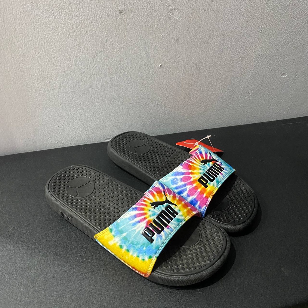 Dép Puma Pride Thể Thao Thời Trang Màu Đen Họa Tiết Nam Nữ Có Sẵn 382483-02