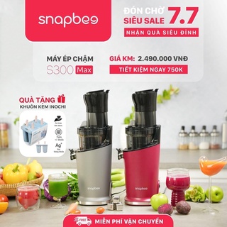 [Mẫu mới nhất] Máy ép chậm SnapBee Ép trái cây, siêu kiệt bã SK  - Tặng cẩm nang & túi canvas SnapBee [Hàng chính hãng]