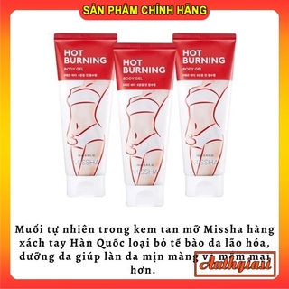 Kem massage tan giảm mỡ MISSHA Hot Burning Perfect Body Gel sử dụng hiệu quả 200ml