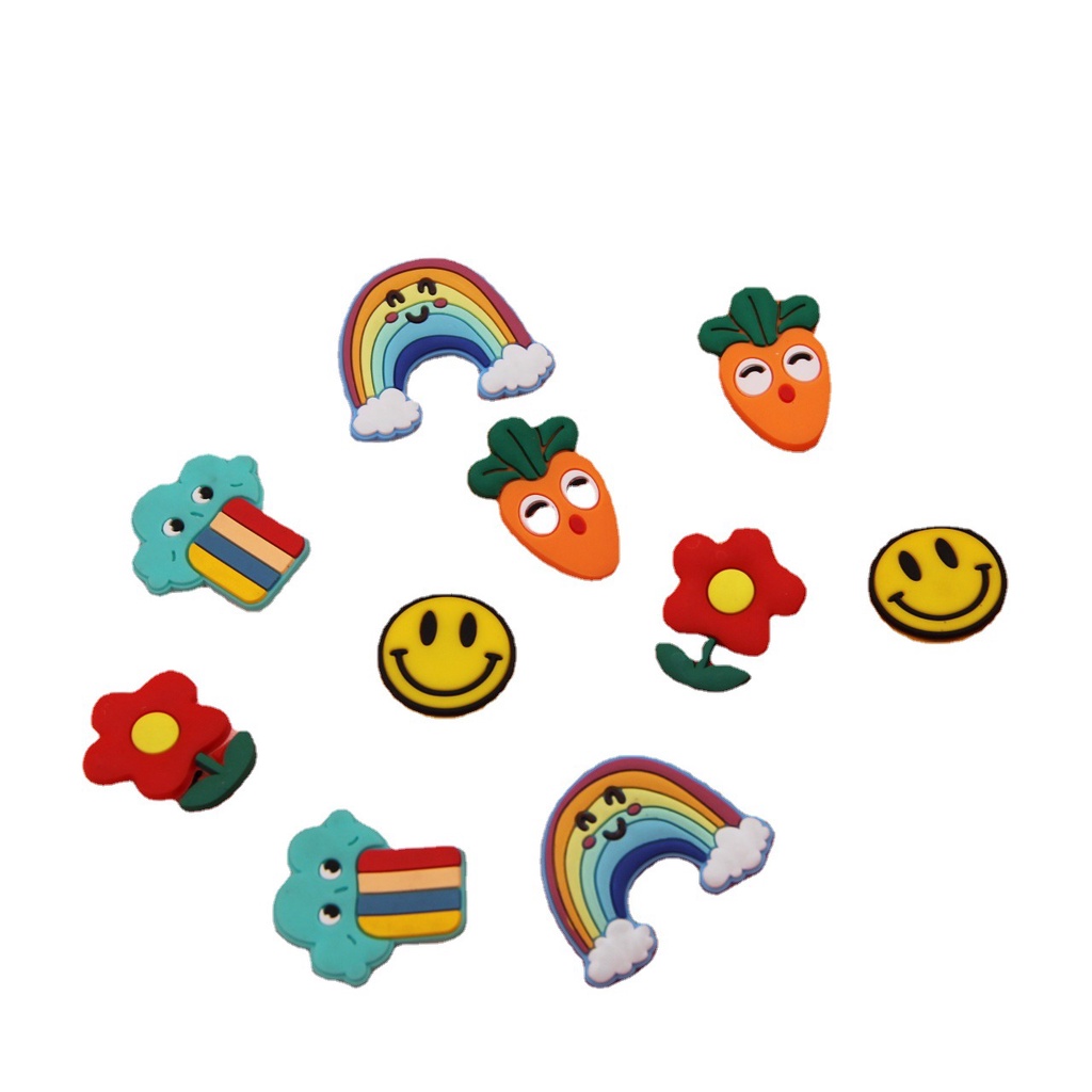 sticker dép crocsSet 10 Ghim Cài Áo Kiểu Dáng Dễ Thương Cho Nam Nữ