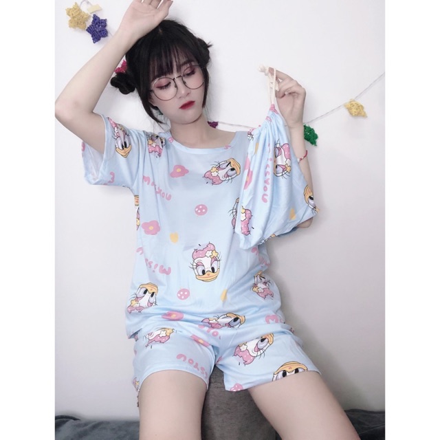 Bộ ngủ lụa ♛ Đồ ngủ nữ lụa satin cao cấp mẫu mới hot | BigBuy360 - bigbuy360.vn