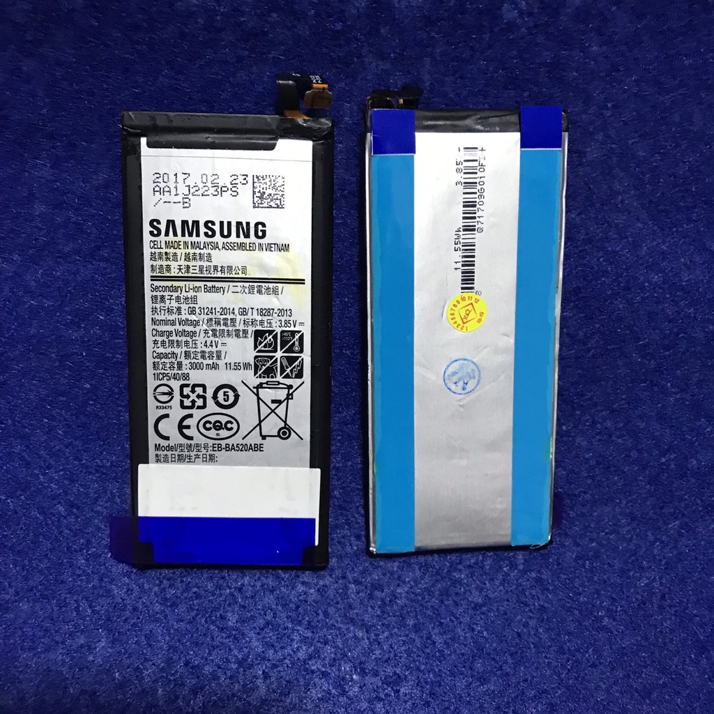 Pin A520/ A5 2017 (EB-BA520ABE / 3000 mAh) zin, bảo hành 6 tháng
