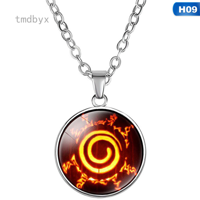 Tmdbyx Vòng Cổ Mặt Ngọc Thủy Tinh Hình Mắt Naruto Độc Đáo