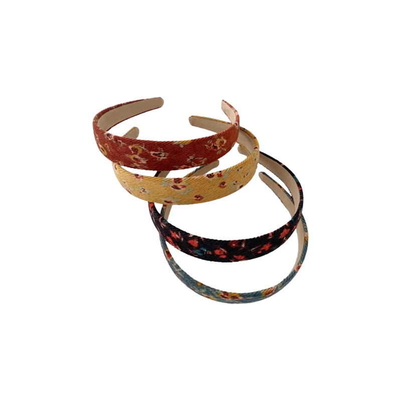 Băng đô cài tóc bọc vải hoa xinh xắn HOT cho nữ YOS