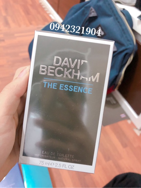 Nước hoa David Beckham The Essence for Men 75ml Spray / Xách tay đủ bill, chuẩn authentic